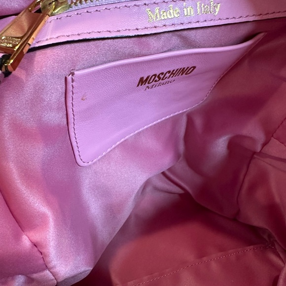 Moschino Pink Quilted Women's back Bag-with dust bag - Picture 5 of 16